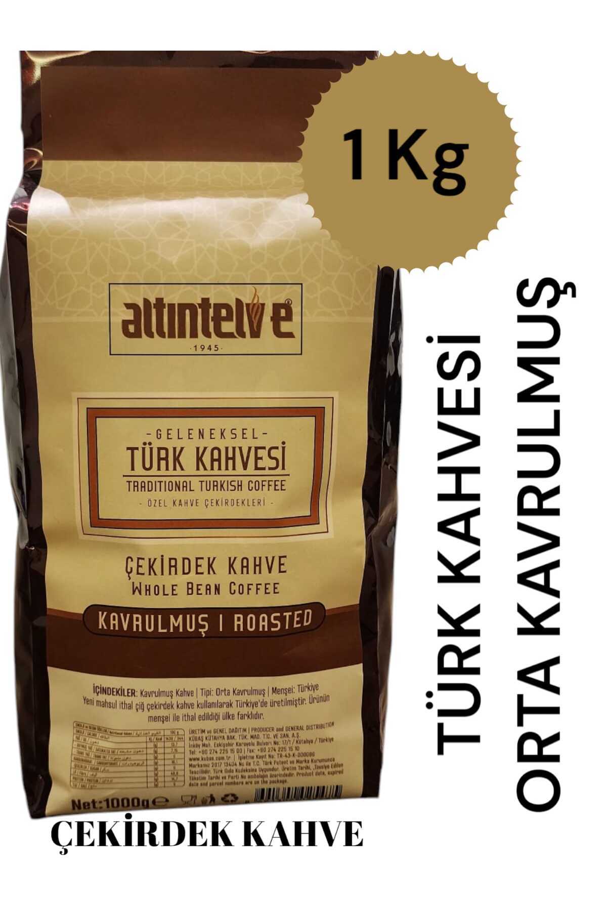 Altıntelve TÜRK KAHVESİ ÇEKİRDEK ORTA KAVRULMUŞ 1000 Gr - Görsel 2