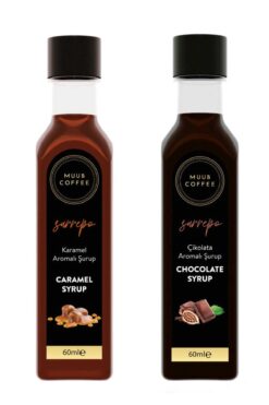 MUUB COFFEE Avantajlı 2 Li Özel Formülize Şurup Serisi Karamel Ve Çikolata Şurup (2X60 ML)