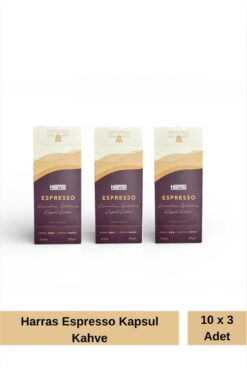 Harras Nespresso Uyumlu Kapsül Kahve Espresso 3 Kutu