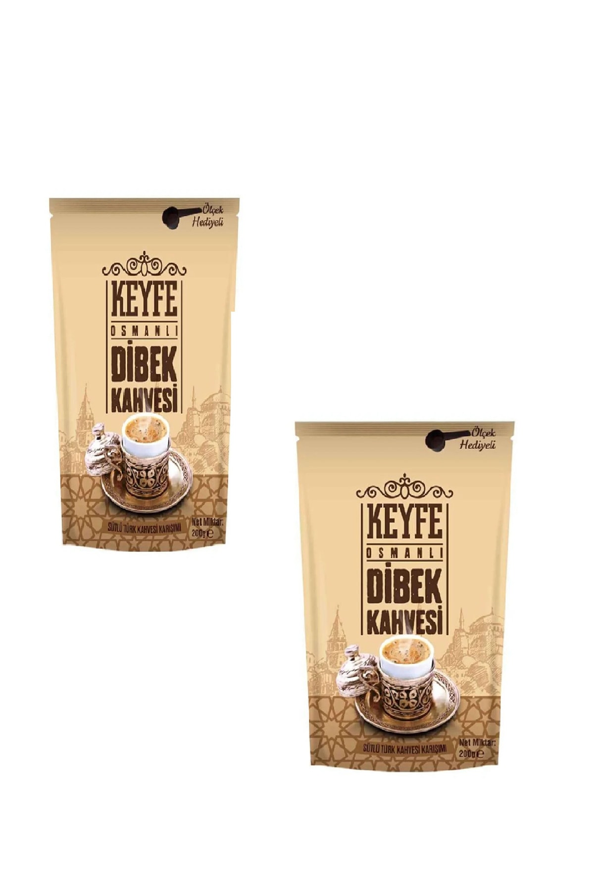 keyfe Sütlü Osmanlı Dibek Kahvesi 200 G X2 Adet