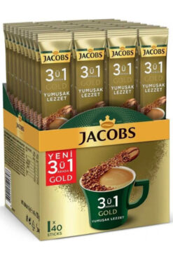Jacobs 3ü1 Arada Gold Yumuşak Lezzet 18 Gr * 40 Adet