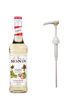 Monin Antep Fıstığı Pistachio Şurubu 700ml + Pompa
