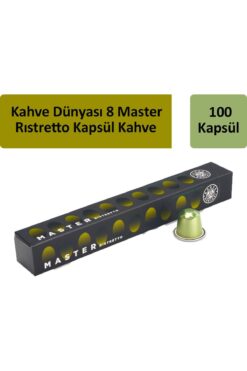 Kahve Dünyası Kahve Dünyası 8 Master Rıstretto Kapsül Kahve x 10 Adet