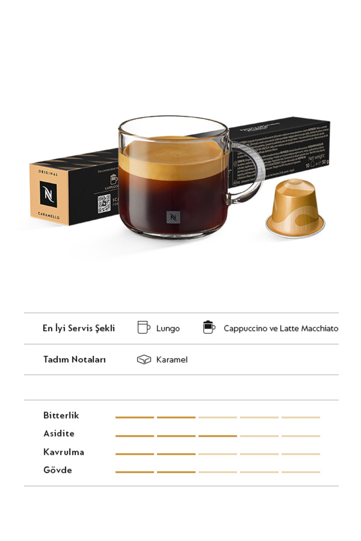 Nespresso Original Karamel Kahve Seçkisi - 50 Kapsül - Görsel 2