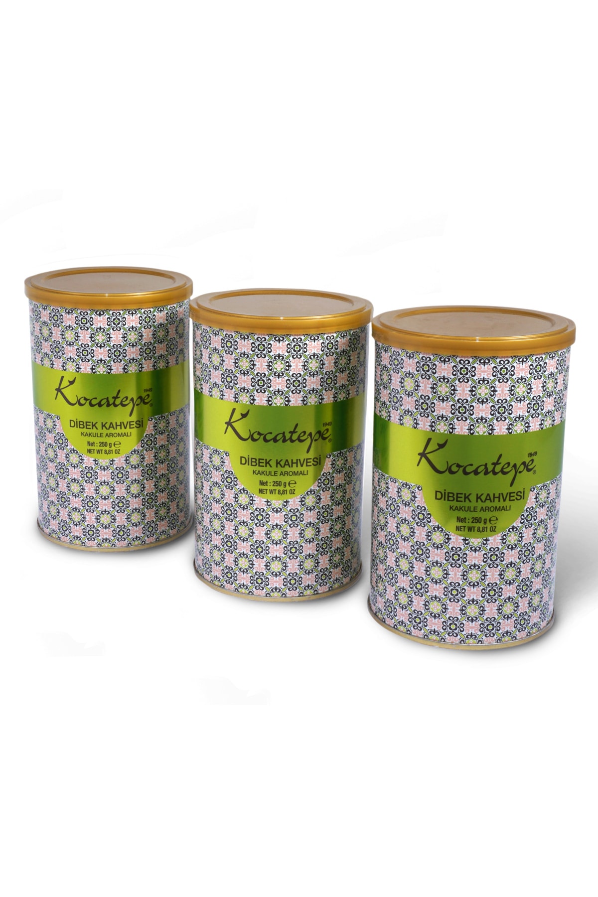 KOCATEPE KAHVE Teneke Dibek Kahvesi 250 gr 3'lü Paket - Görsel 2