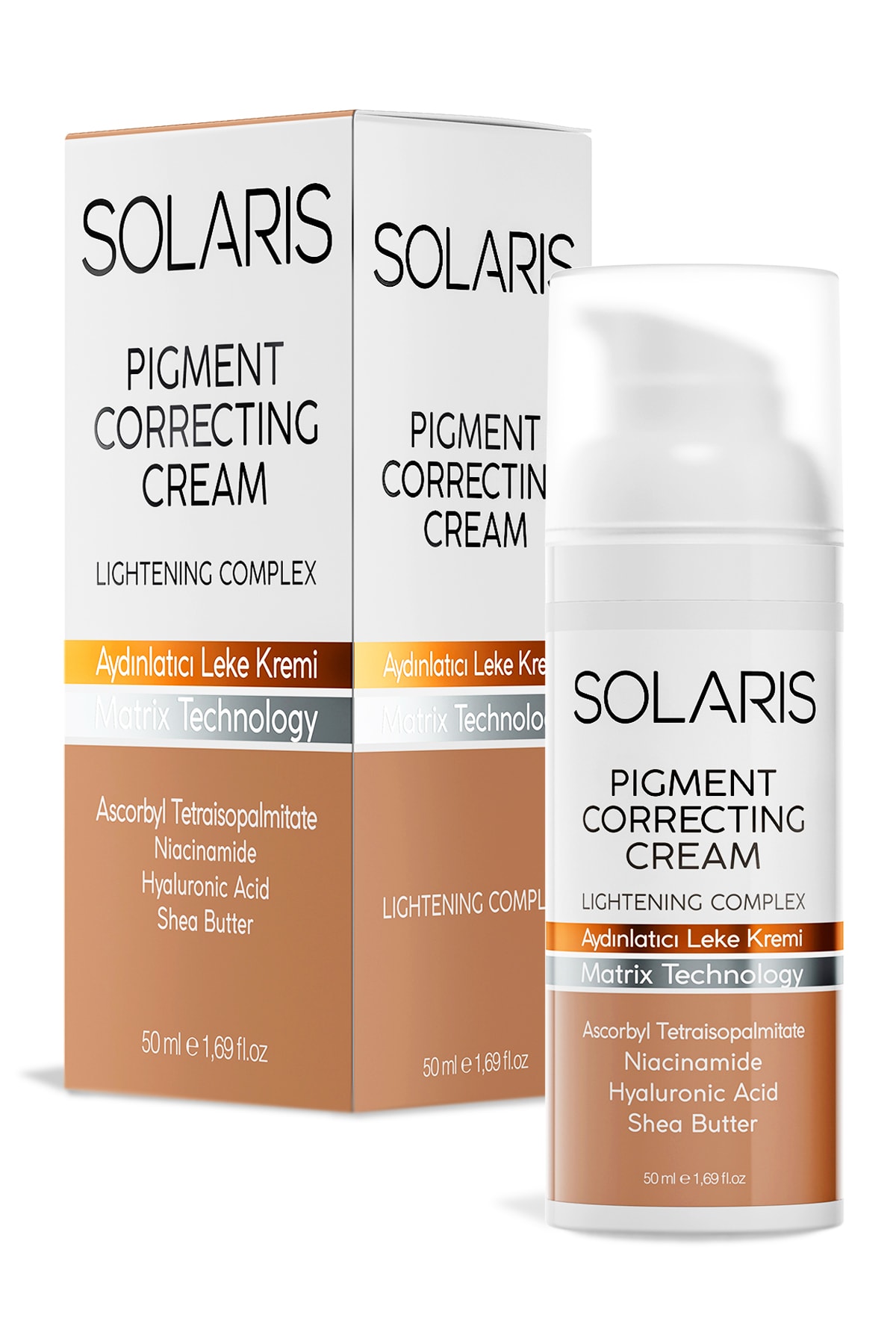 SOLARIS Tüm Cilt Tipleri Için Seramid Içerikli Leke Karşıtı Aydınlatıcı Krem 50 ml - Görsel 2