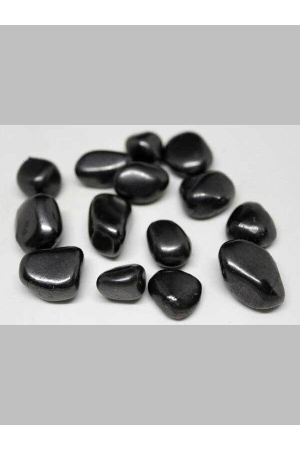 Yasamtohumu Shungite (Şungit) Taşı Tamburlanmış (3-6gram) - Görsel 2