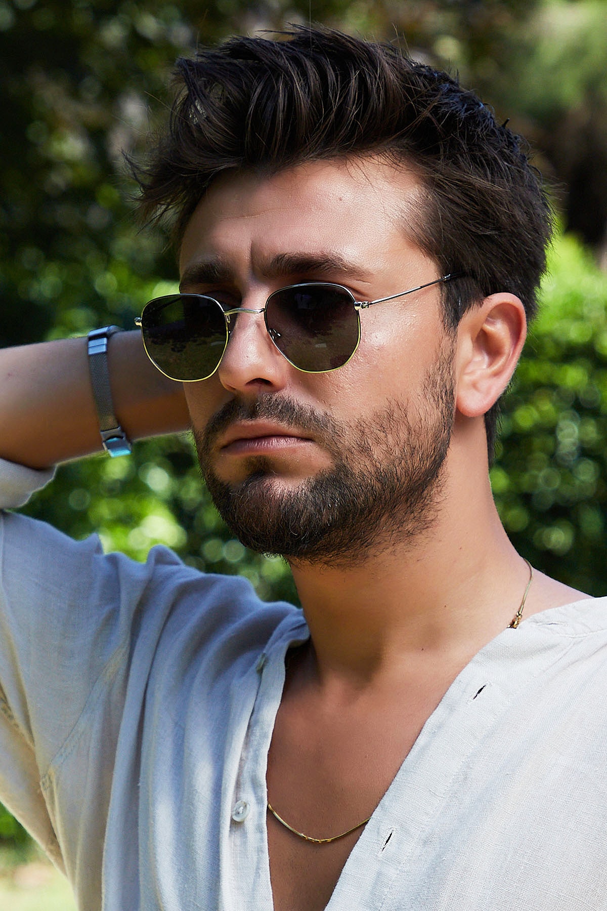 By Harmony Bh Db319 Gold Siyah Unisex Güneş Gözlüğü - Görsel 2