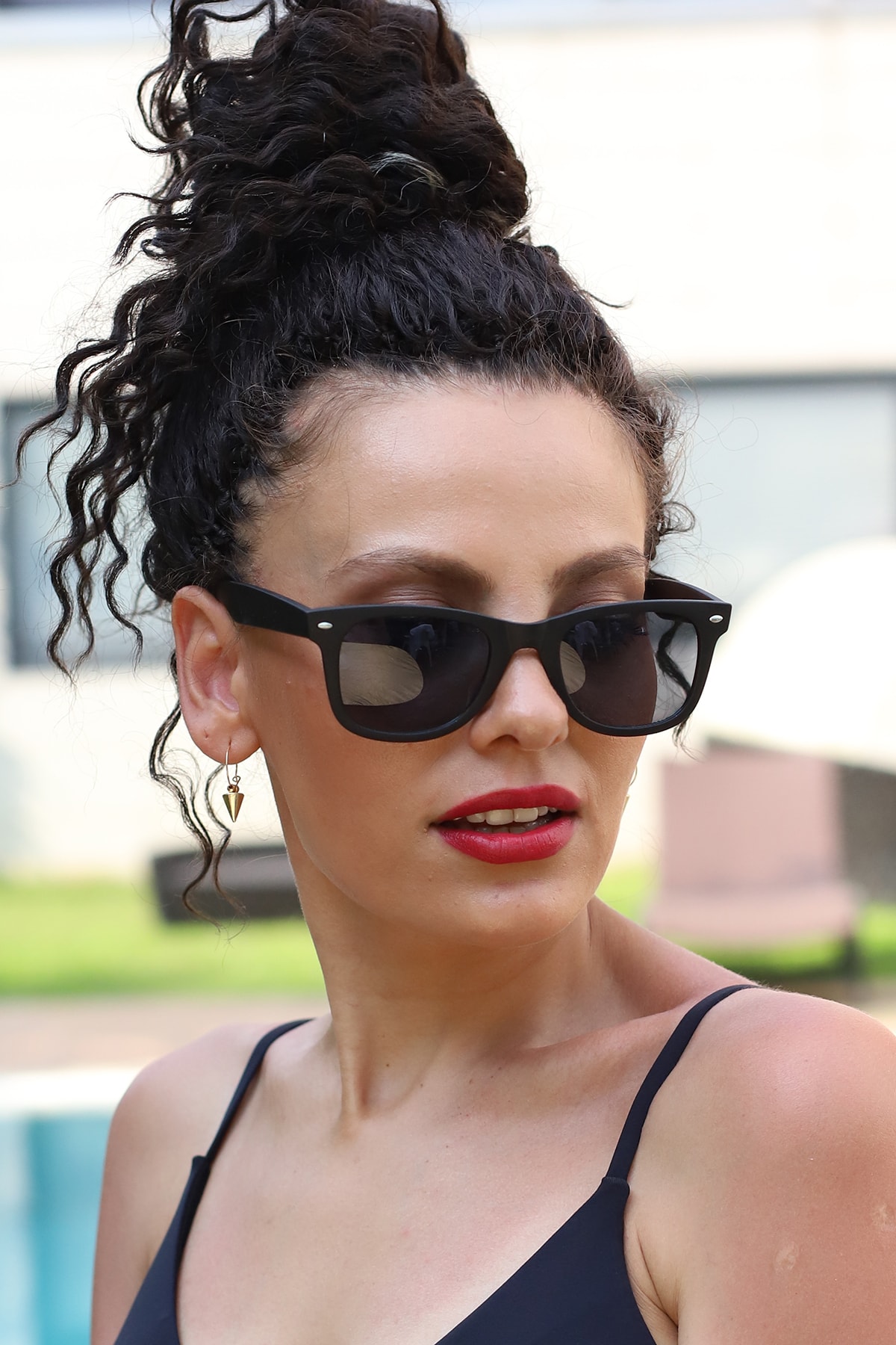 By Harmony Unisex Güneş Gözlüğü BH YC 2140-1 Mat Siyah - Görsel 2