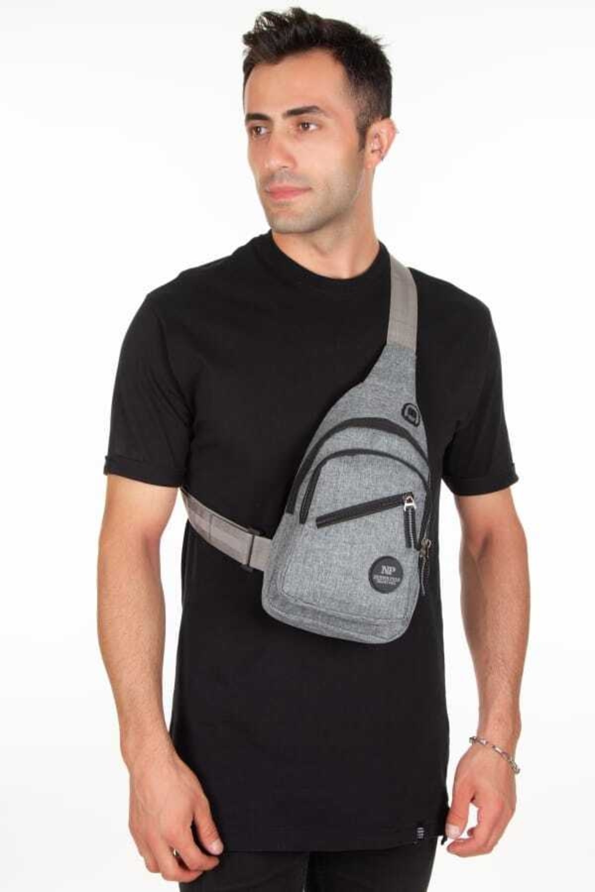 Newish Polo Unisex Su Geçirmez Çapraz Askılı Bel Omuz Göğüs Ve Spor Çanta Günlük Bodybag - Görsel 2