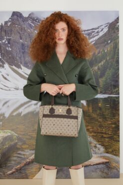 Pierre Cardin Vizon Yeni Monogram Kadın Omuz Çantası 05PO22K1599