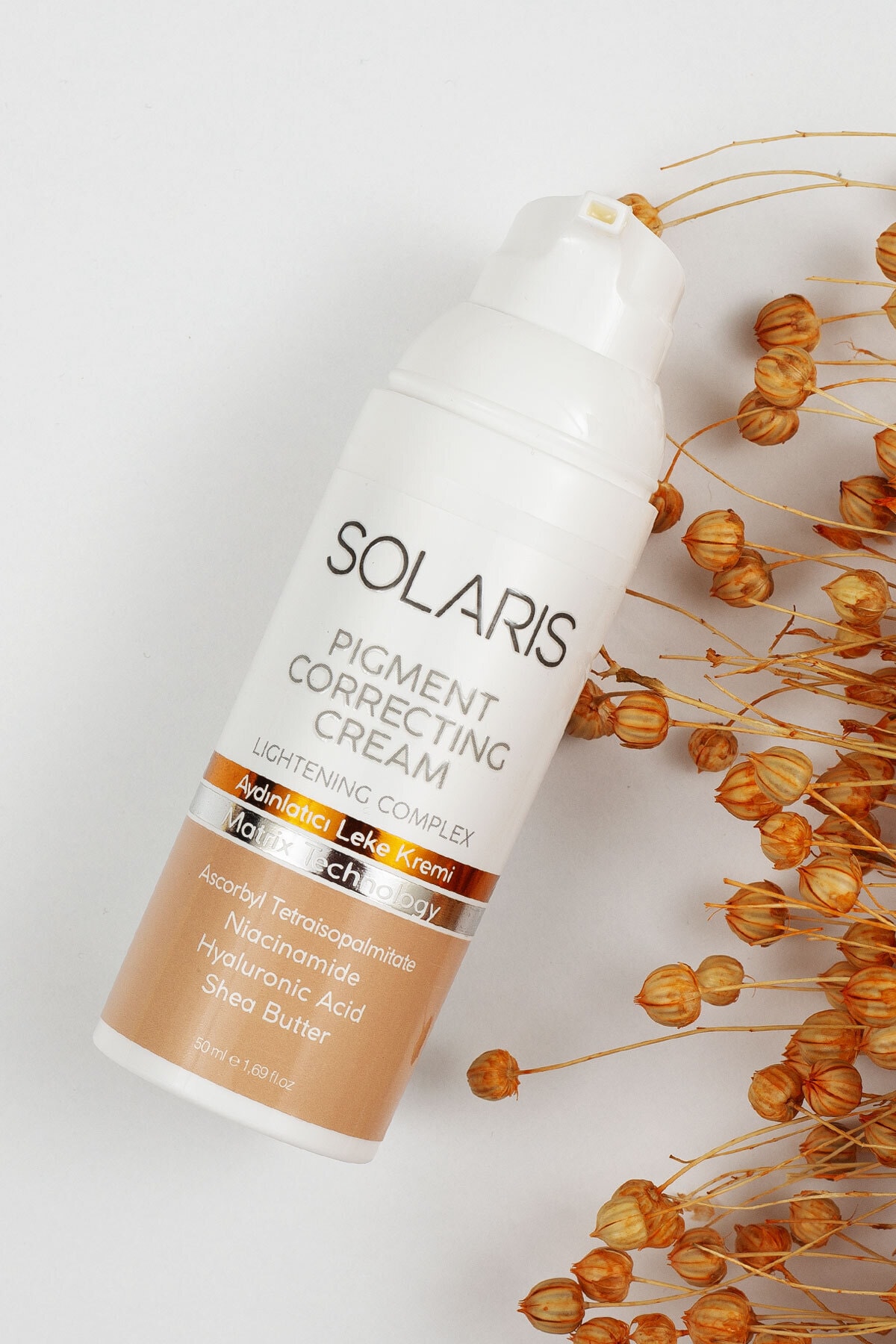 SOLARIS Tüm Cilt Tipleri Için Seramid Içerikli Leke Karşıtı Aydınlatıcı Krem 50 ml - Görsel 3