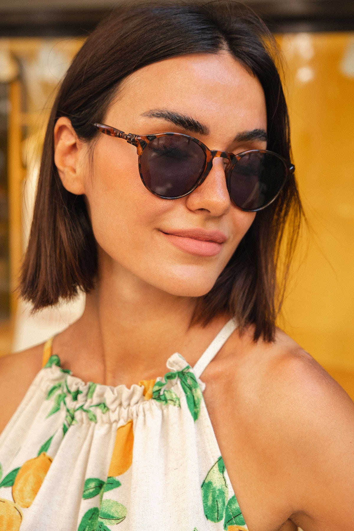 Monvago Mv 21871-3 Leopar Oval Kadın Güneş Gözlüğü - Görsel 3