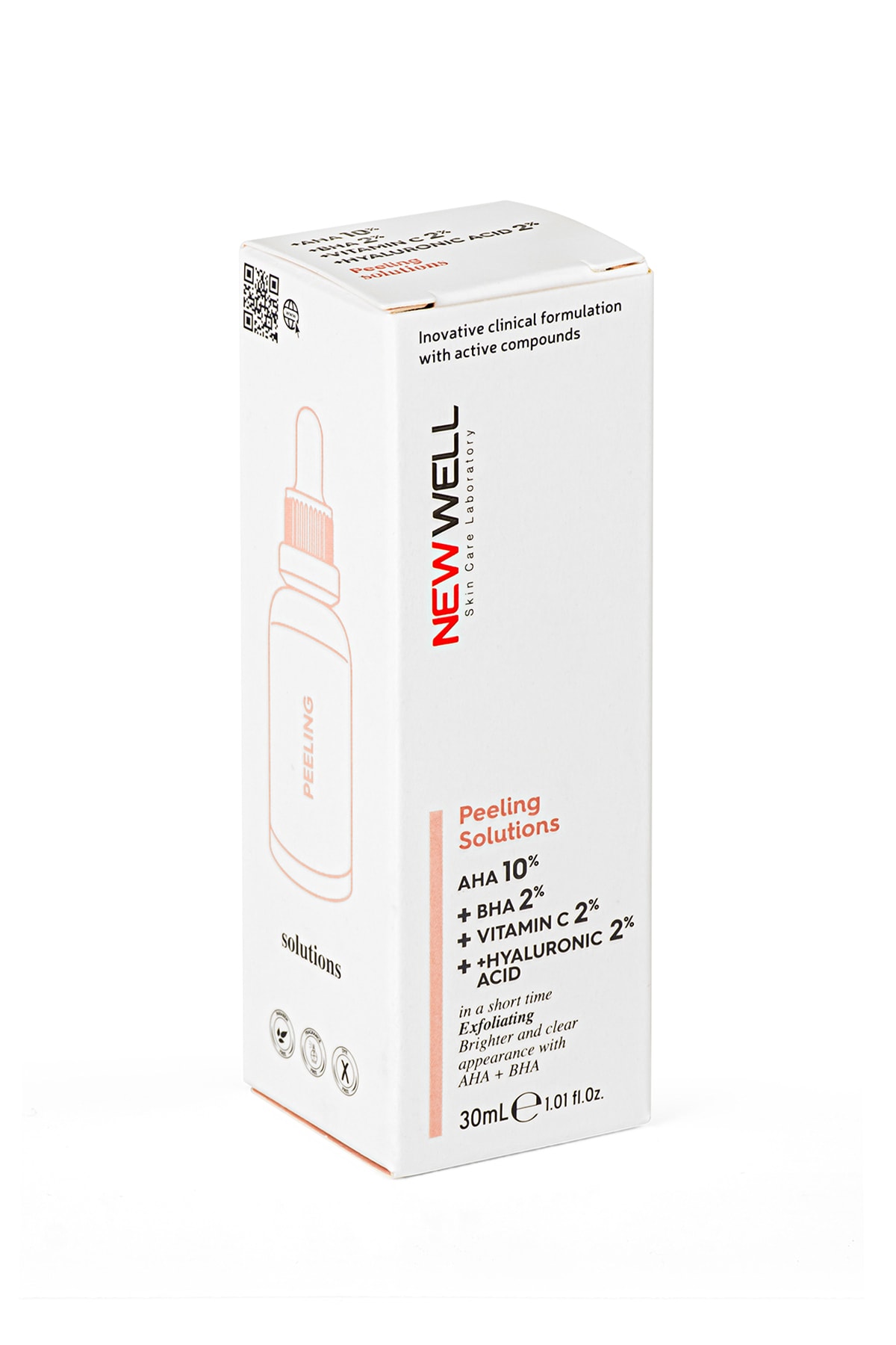 New Well Aha & Bha Canlandırıcı & Cilt Tonu Eşitleyici Kırmızı Peeling Cilt Serumu 30 Ml - Görsel 3