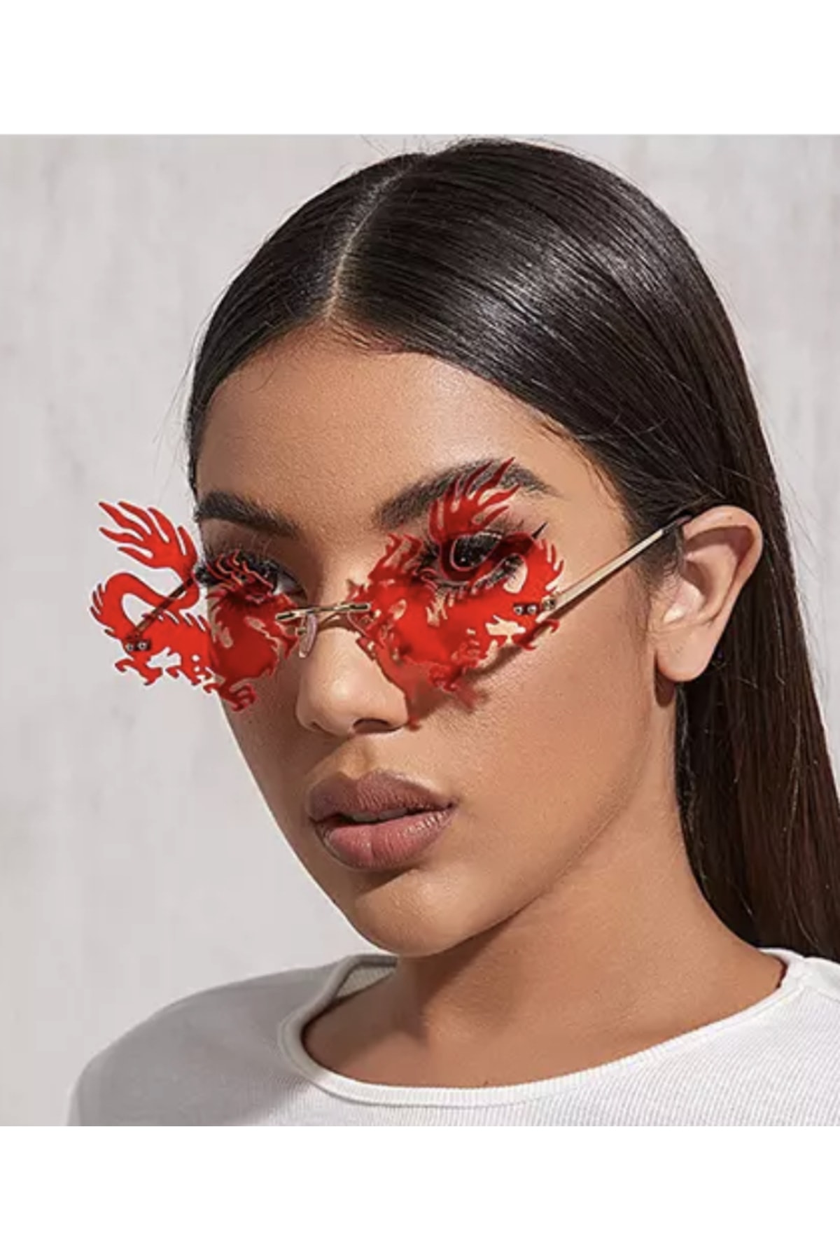 Toz Vintage Ejderha Güneş Gözlüğü - Görsel 3