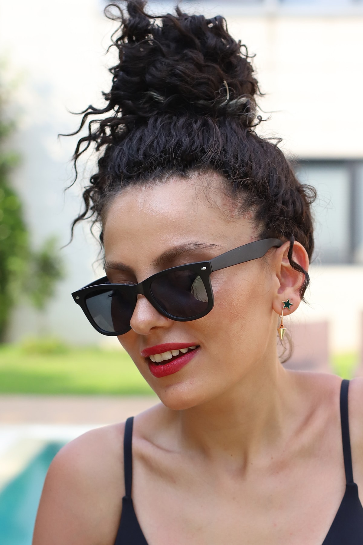 By Harmony Unisex Güneş Gözlüğü BH YC 2140-1 Mat Siyah - Görsel 3