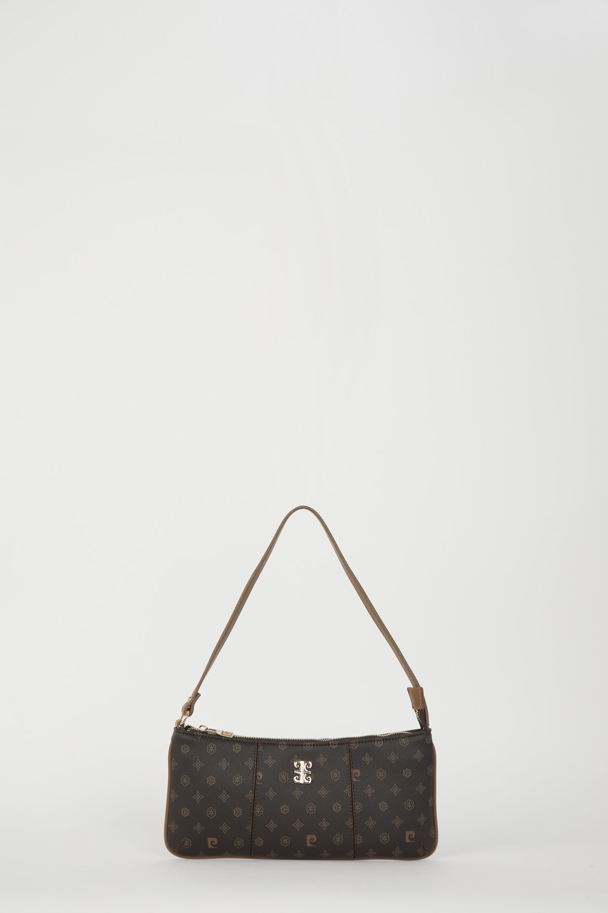 Pierre Cardin Kahve Monogram Kadın Omuz Çantası 05PO22Y1564 - Görsel 2