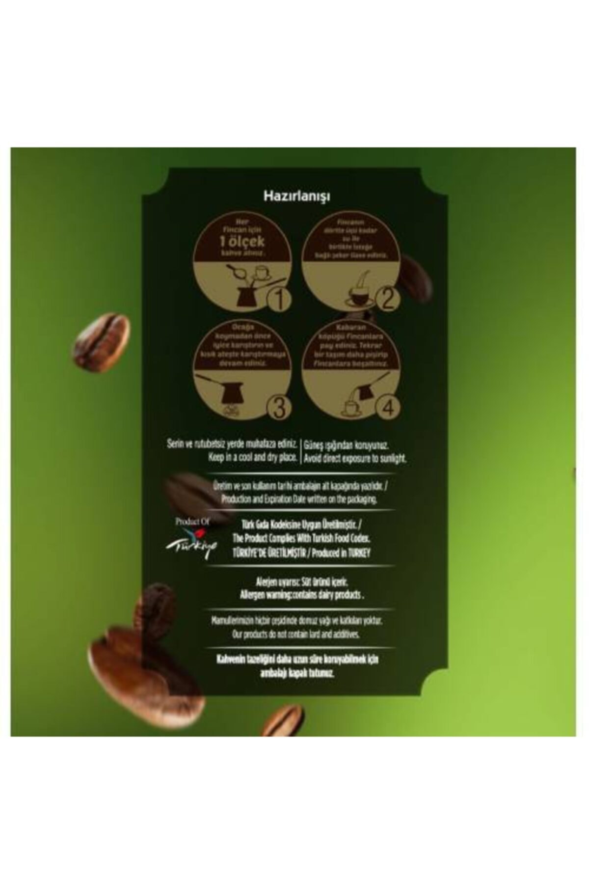 Muğla kahve Fethiye Kahvesi, Çam Fıstığı Ve Kakuleli Özel Fethiye Kahvesi 250gr. - Görsel 3