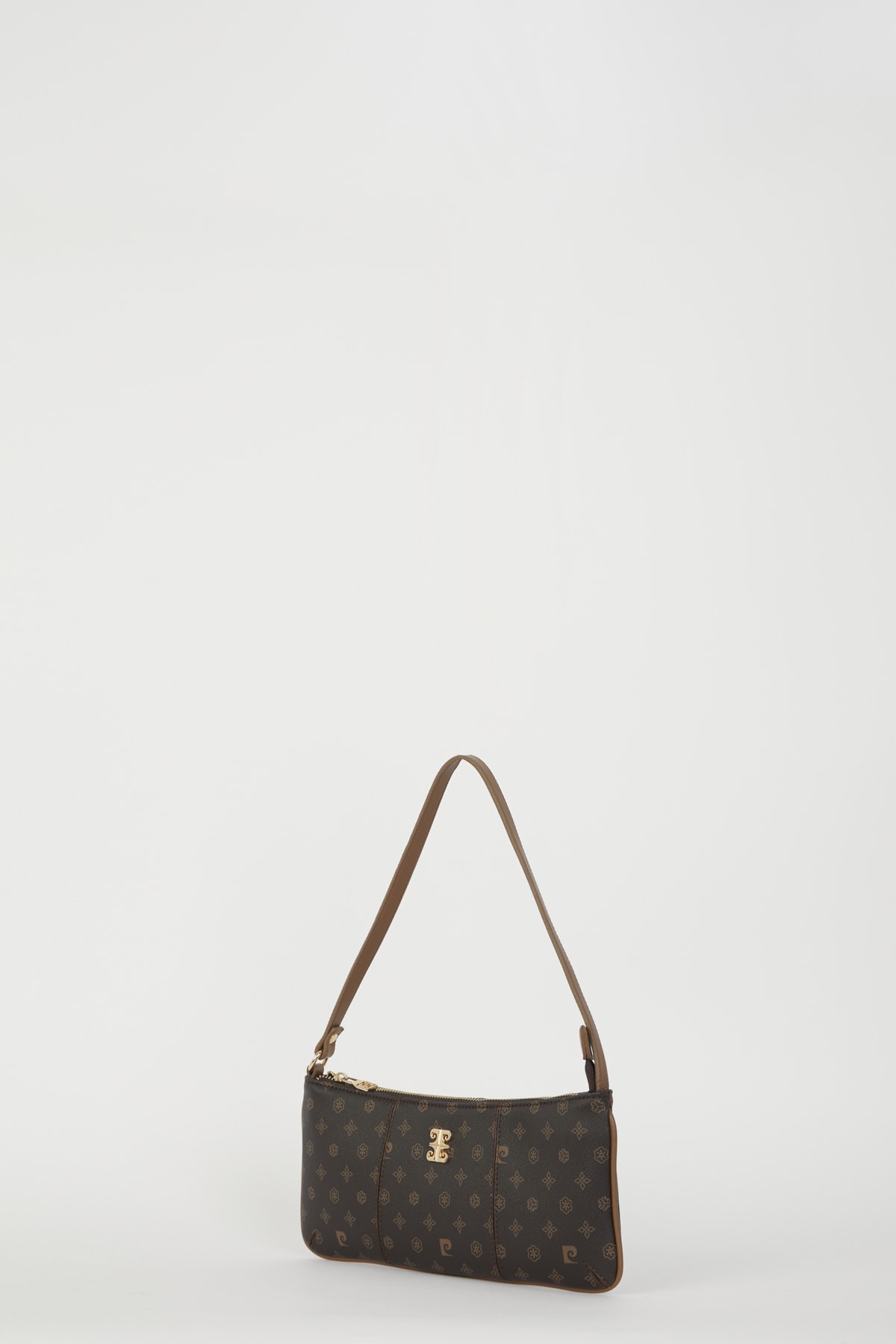 Pierre Cardin Kahve Monogram Kadın Omuz Çantası 05PO22Y1564 - Görsel 3