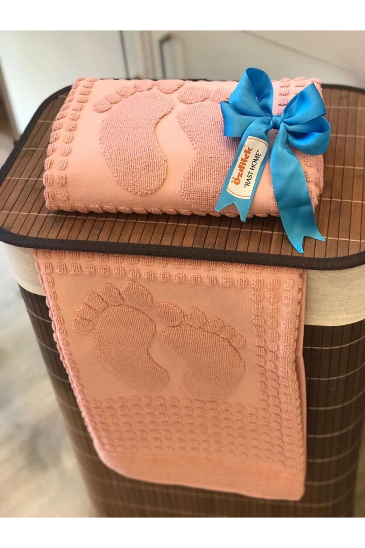 Özdilek Banyo Ayak Havlusu 2'li(pudra)