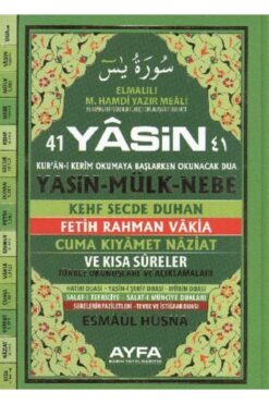 Ayfa Basın Yayın 41 Yasin (rahle Boy-türkçe Okunuşları Ve Açıklamaları-ciltli)