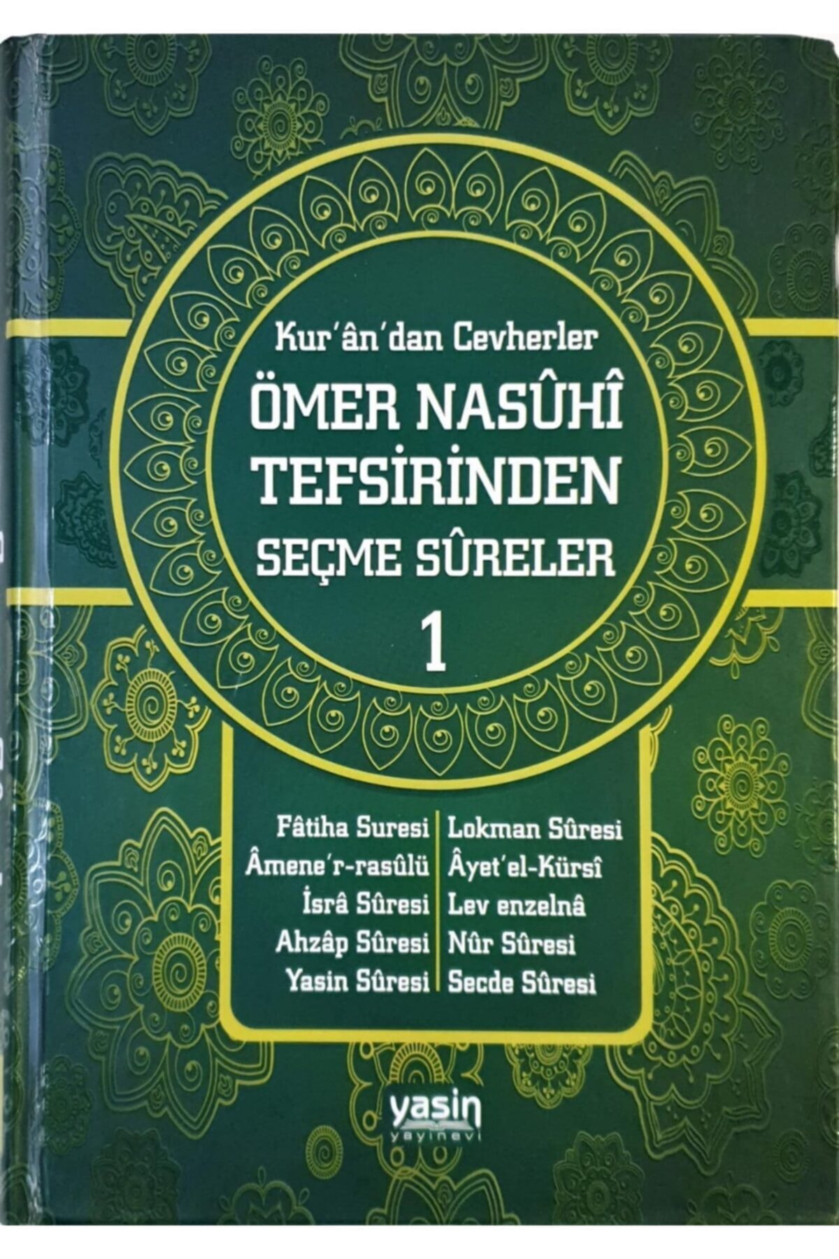 Yasin Yayınevi Kurandan Cevherler 1. Cilt | Ömer Nasuhi Bilmen Tefsirinden Seçme Sureler