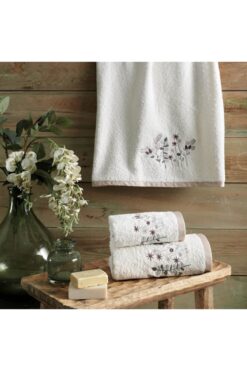 Taç Mia 3lü Havlu Set