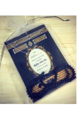 Sera Hediyelik Kabe Desenli Isim Etiketli Tebih Ve Keseli Yasin Kitabı Seti 25 Adetli Set