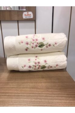 Özdilek Jasmin El-yüz Havlusu (2'li Krem)