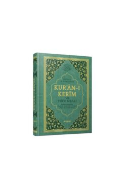 Ayfa Basın Yayın Mealli Kuran I Kerim Cami Boy ( 25*35 Ebat ) Yeşil Renk...