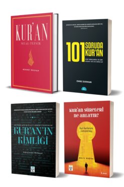Yüzleşme Yayınları 101 Soruda Kur'an & Kur'an'ın Kimliği & Kur'an Sureleri Ne Anlatır & Kur'an Meal-tefsir 4 Kitap Set