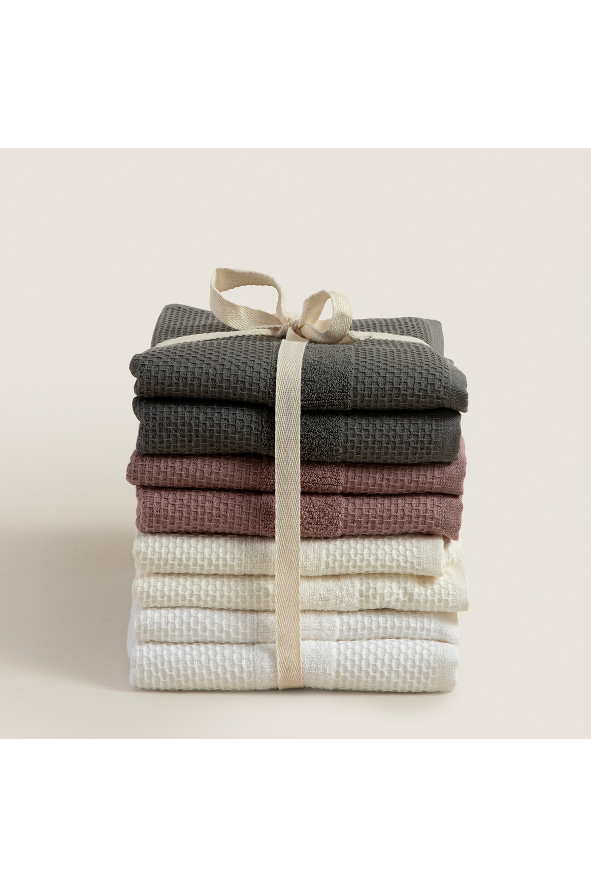 Chakra Sobeska %100 Pamuk 8'li Yüz Havlusu Seti 50x80 cm - Görsel 3