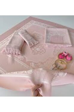 SARRA HOME Etamin 4 lü Bohça Seti - Pudra