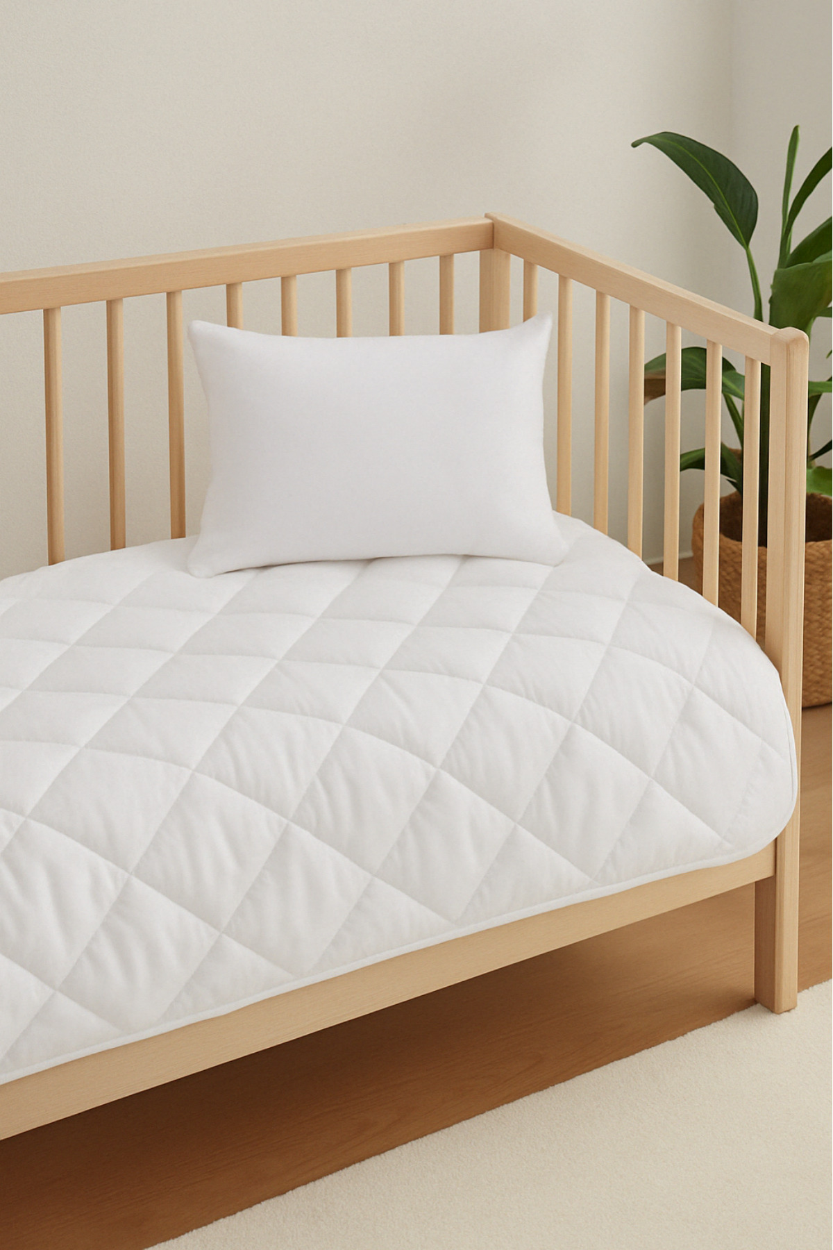 NANOSOFT Bebek Yorganı 95x145 Cm + 1 Adet Bebek Yastığı