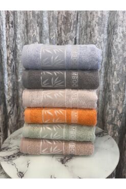 Fabera Home 6’lı 1.Sınıf Bambu El&Yüz Havlusu seti 50.90 Açık renk