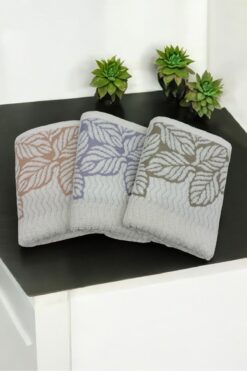 HAVLULAND TREND HOME 3'LÜ %100 PAMUK 50X90 CM EL YÜZ HAVLUSU