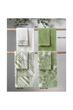 Sarev Banyo Havlu 80*150 Cm Vente Yeşil
