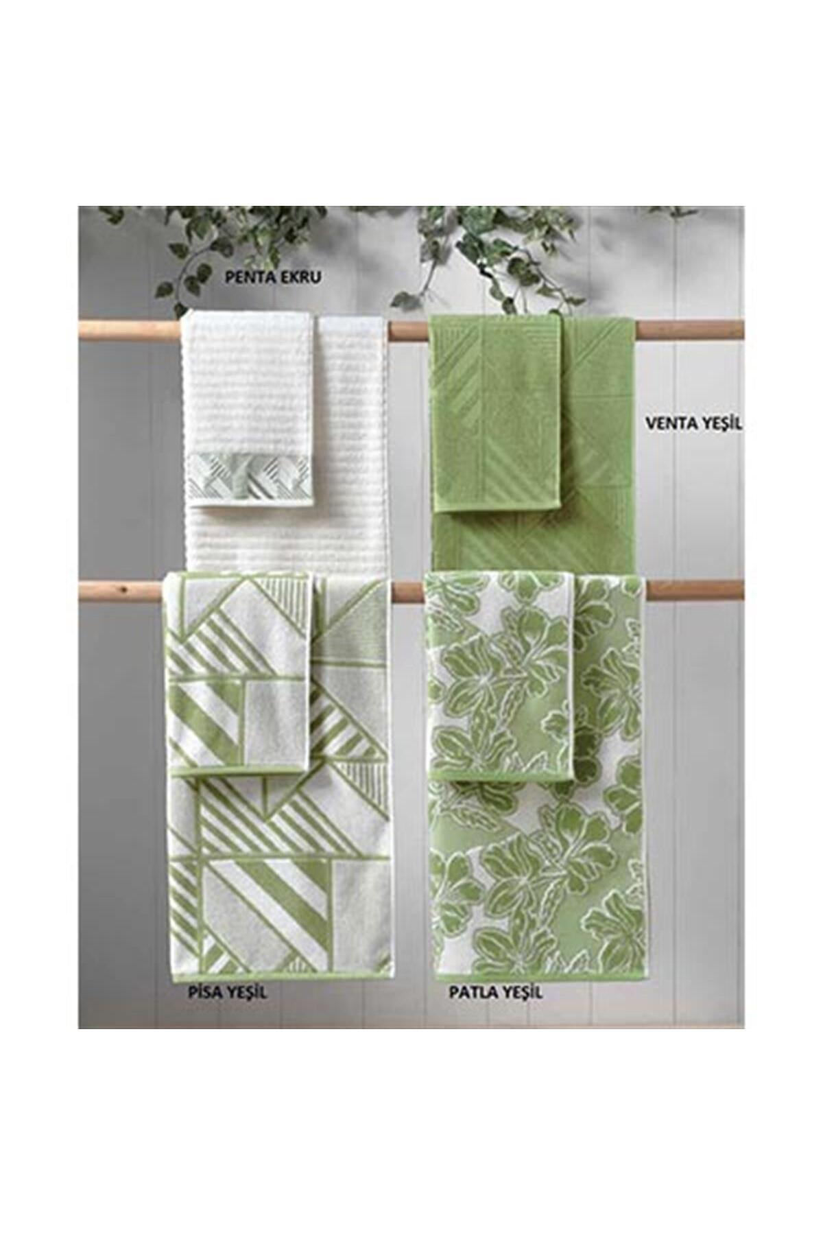 Sarev Banyo Havlu 80*150 Cm Vente Yeşil