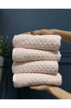 SHAL HOME Shal %100pamuk 4’lü 50x90cm El&yüz Havlu Seti