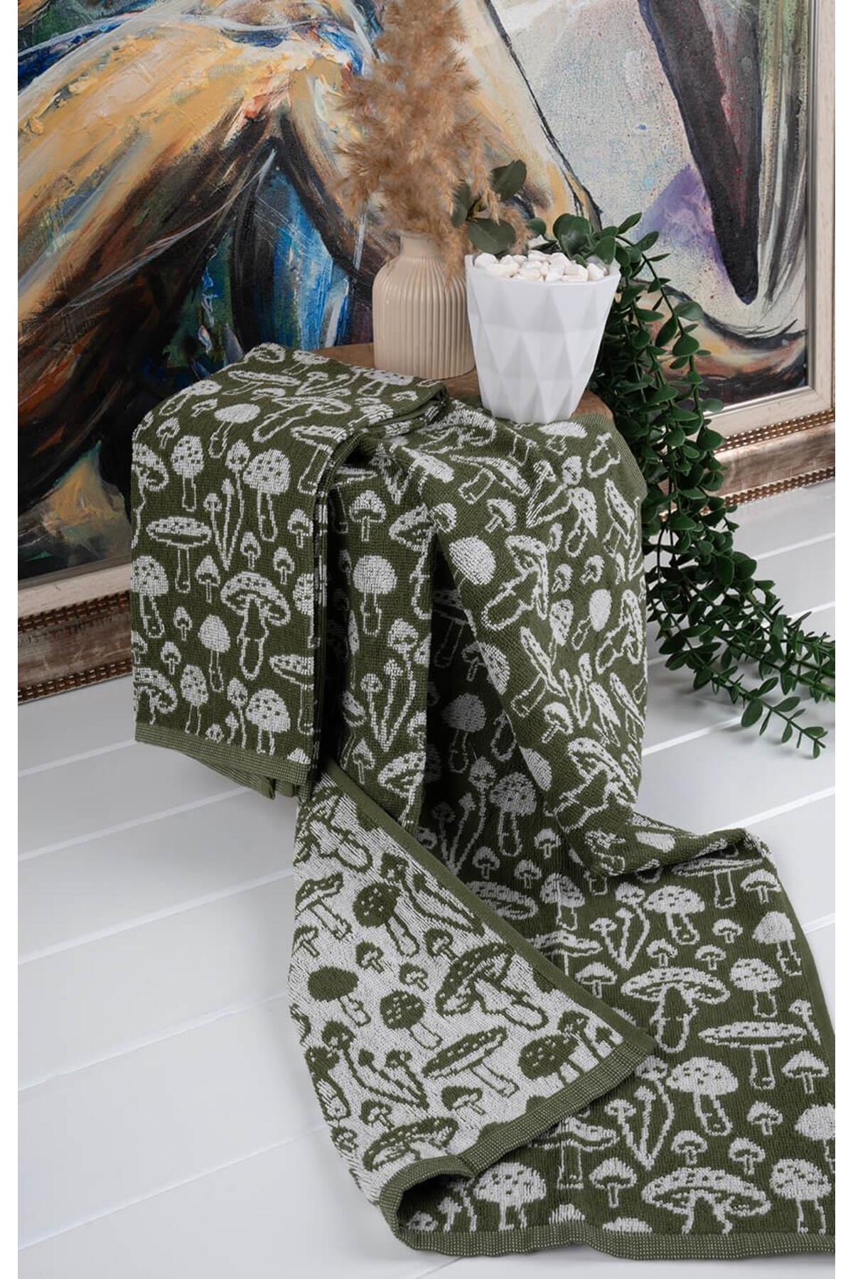 Baveno %100 Pamuk İkili 40x66 Cm Nakışlı Desenli Havlu/Havlu Seti