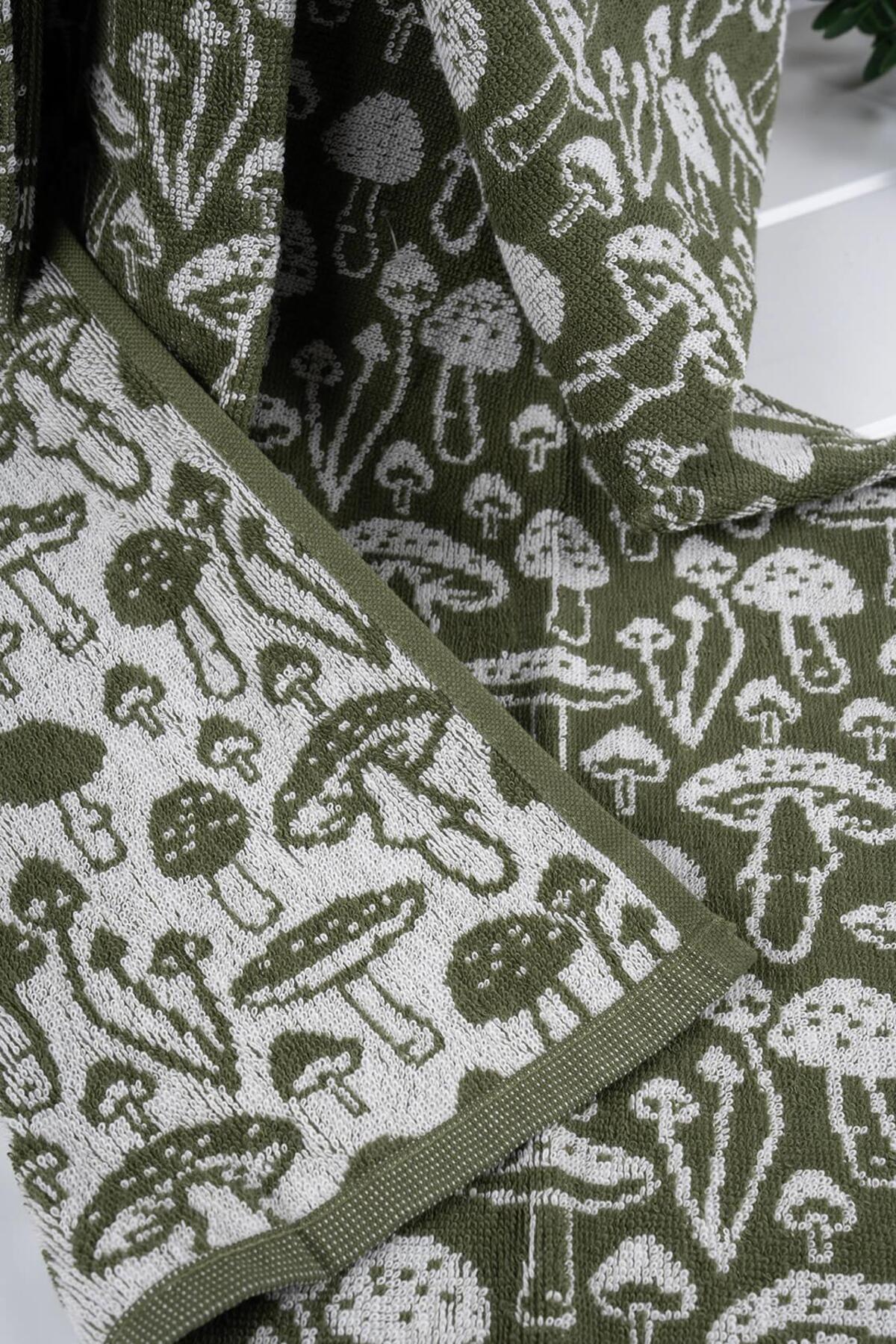 Baveno %100 Pamuk İkili 40x66 Cm Nakışlı Desenli Havlu/Havlu Seti - Görsel 2