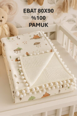 Findlay Baby MÜSLİN BATTANİYE PİKELİ ÇİFT KAT