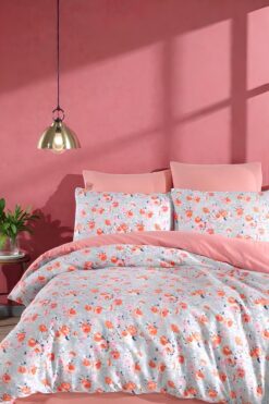 Rimo Home Lastikli Çarşaflı Çift Kişilik Nevresim Takımı