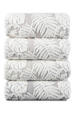 Pupilla Collection Egzotic %100 Pamuk 4'Lü Yüz Havlusu - Asorti