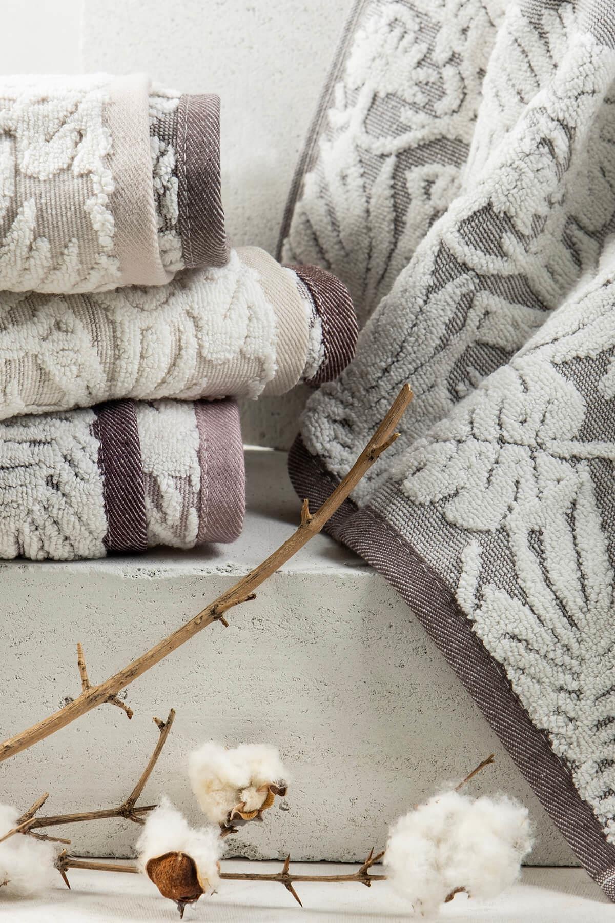 Pupilla Collection Egzotic %100 Pamuk 4'Lü Yüz Havlusu - Asorti - Görsel 2