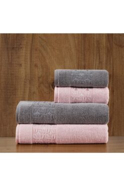 Soley | Oppolo | Extra Yumuşak Pamuk Eponj 4'lü Havlu Seti
