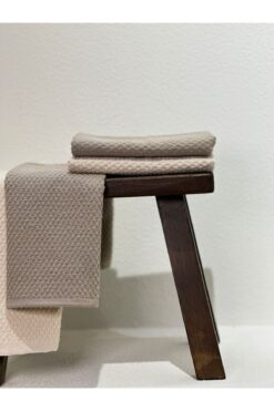 Plume Ceramic Home %100 Pamuk 2'li Taş Gri El Havlusu Seti – 30x50 Cm Çeyizlik, Misafir, Mutfak, Hediyelik