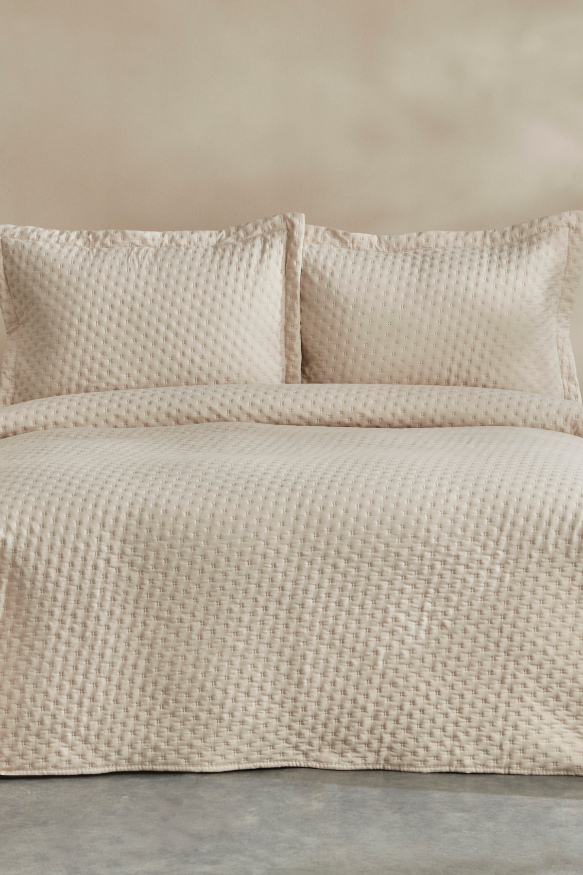 Karaca Home Breeze Soft Çift Kişilik Yatak Örtüsü Ekru