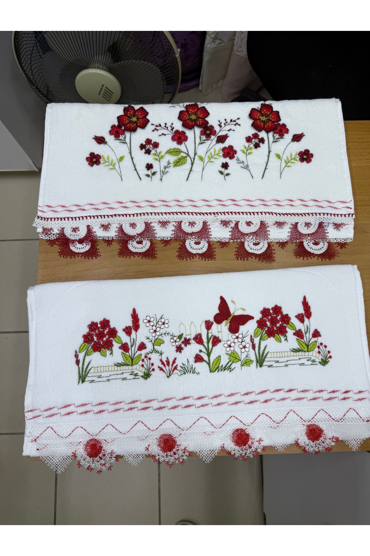 Firdevs İğne oyalı havlu - Görsel 2