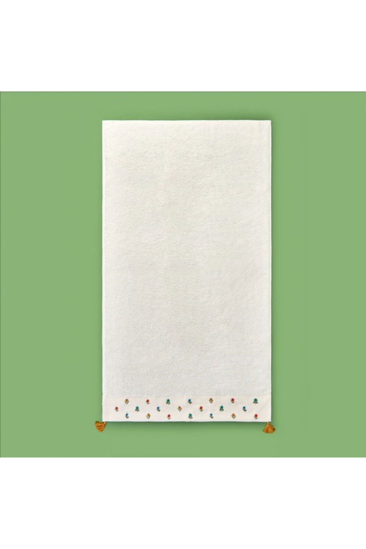 Evidea Soft Erbo Yüz Havlusu - Ekru - 50x90 cm - Görsel 2